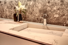 Bathroom Stone Benchtop and splashback